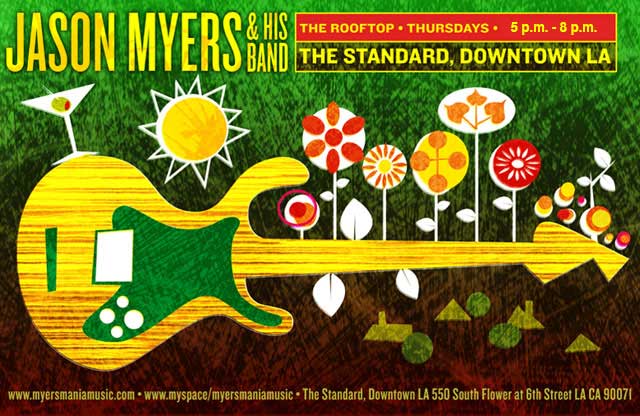 Poster design by Julianna Parr Jason Myers Band Poster, The Standard